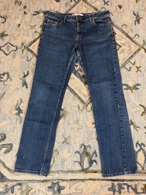 Woolrich Women’s Classic Straight‎ Leg Blue Jeans Size 12 Distressed